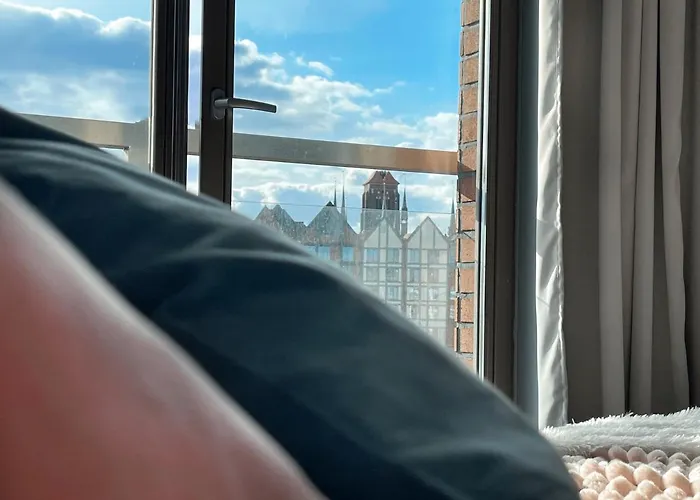 Waterlane W Oknami Na Rzeke - Marina View - Comfy Apartments
